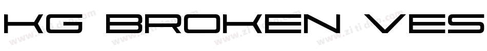 KG Broken Vessels Sk字体转换